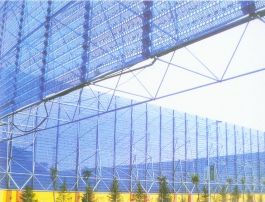 克拉玛依环保扫风墙网架工程